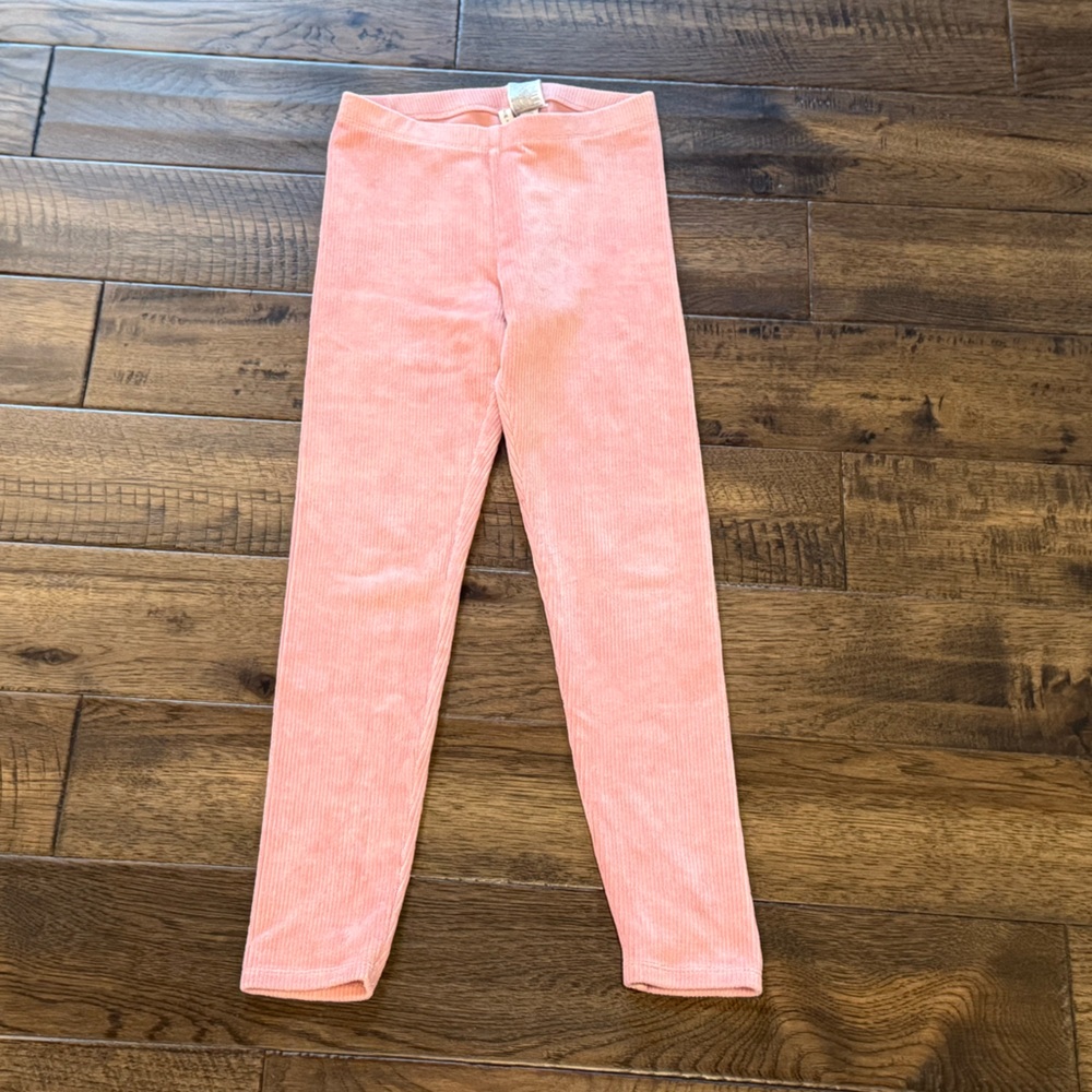 Girls’ Janie & Jack Pink Corduroy Leggings - Sz 10